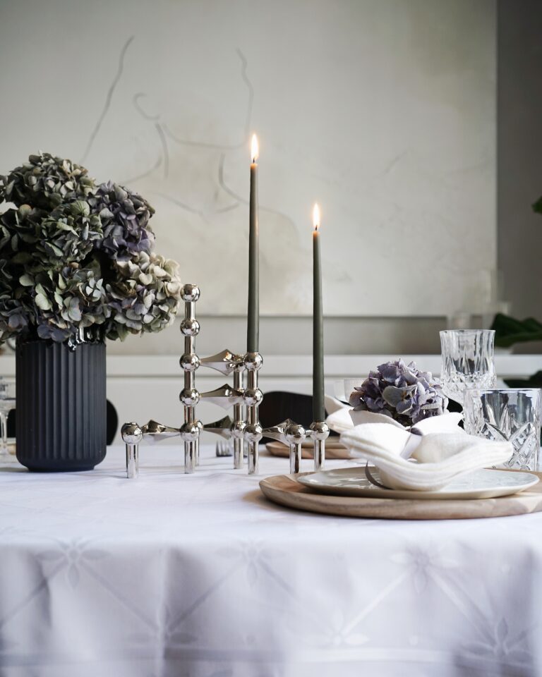 Bougies fines - Dusty green - Stoff nagel - Design Contemporain - Maison Caldeira