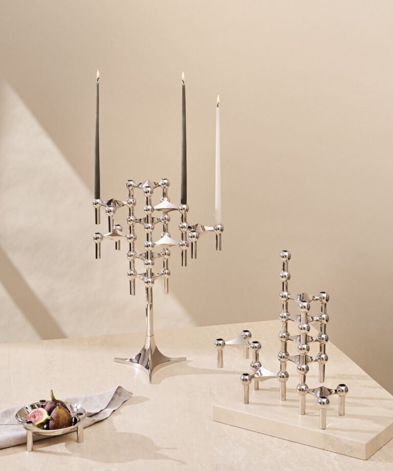 Bougies fines - Dusty green - Stoff nagel - Design Contemporain - Maison Caldeira