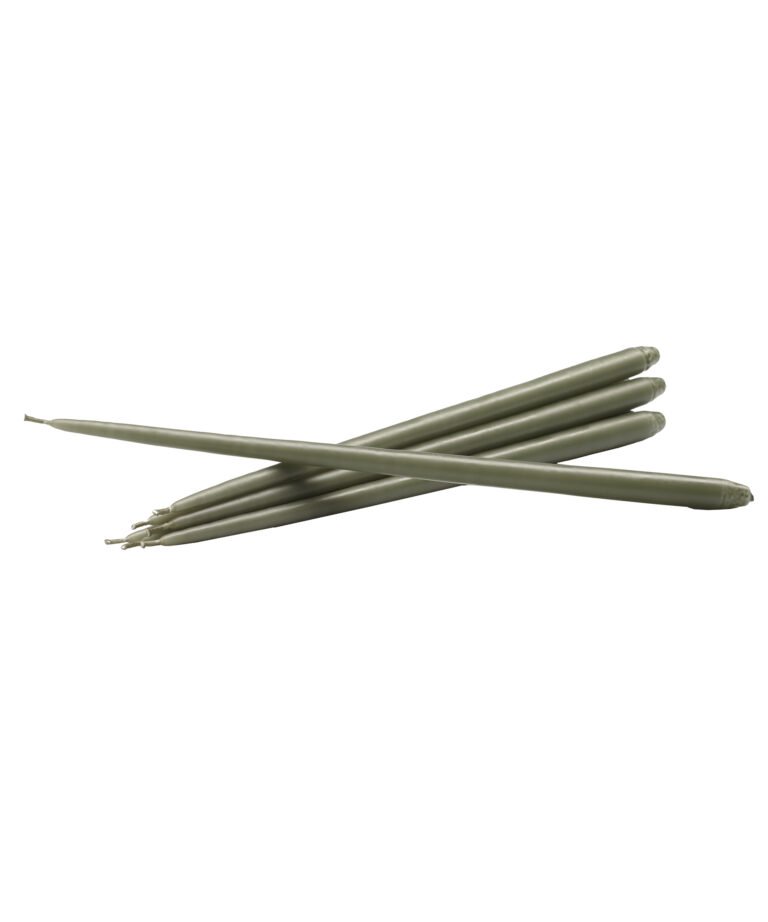 Bougies fines - Dusty green - Stoff nagel - Design Contemporain - Maison Caldeira