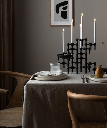 Bougies led - Blanc - Stoff nagel - Design Contemporain - Maison Caldeira