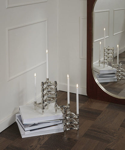 Bougies led - Blanc - Stoff nagel - Design Contemporain - Maison Caldeira