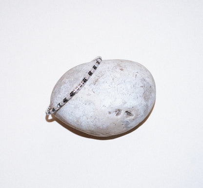 Bracelet Reptile - Diamants & Or blanc - Statement - Design Contemporain - Maison Caldeira