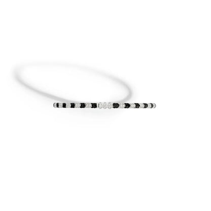 Bracelet Reptile - Diamants & Or blanc - Statement - Design Contemporain - Maison Caldeira