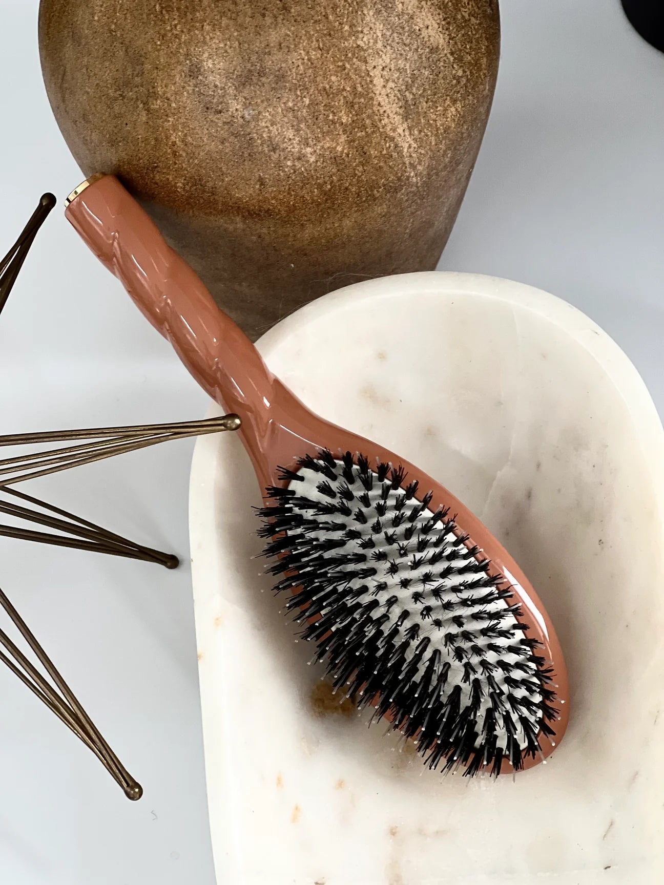 Brosse à cheveux - N.02 L'INDISPENSABLE Terracotta - Maison Caldeira