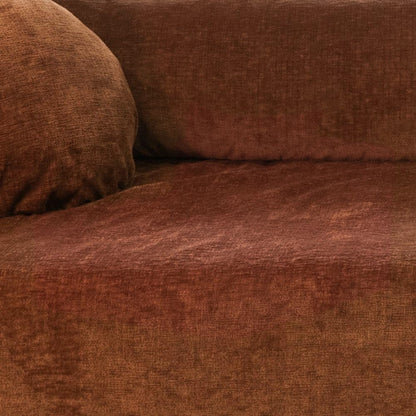 Canapé 4 places en velours cuivre URBAN FAMILY - Caldeira