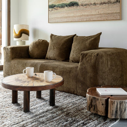 Canapé Coopl en velours côtelé - Caldeira