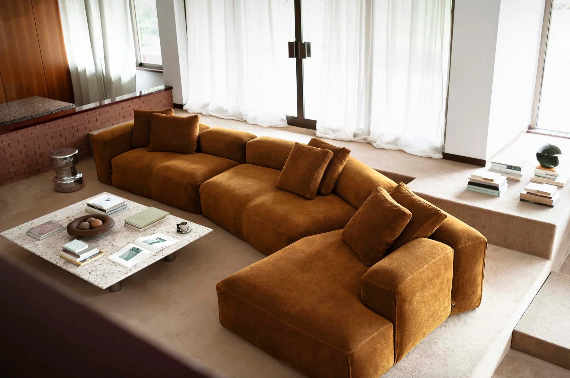 Canapé modulaire le Mura XL - Mario Bellini - Maison Caldeira
