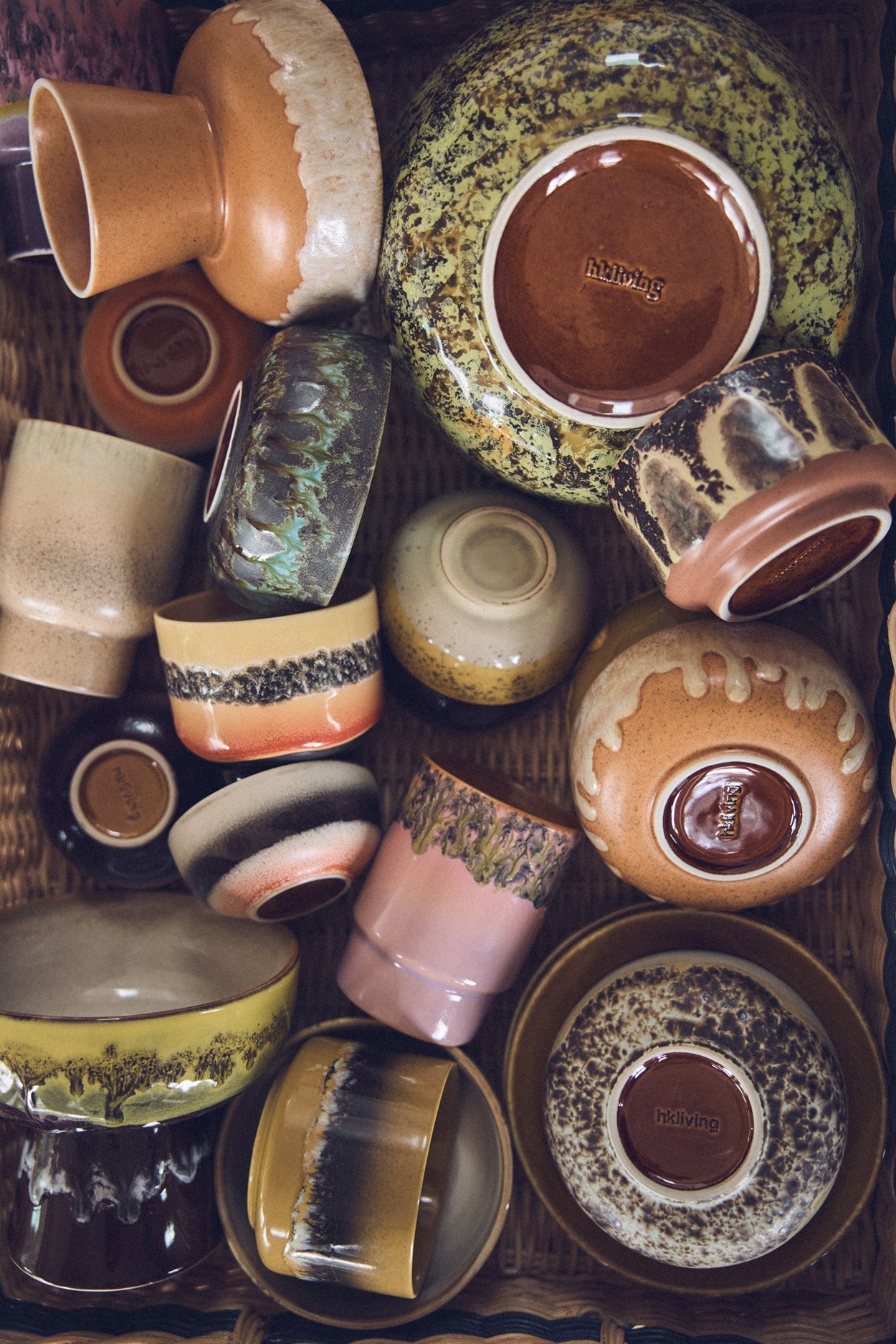 Céramique des années 70 : Petite bougie parfumée - Maison Caldeira