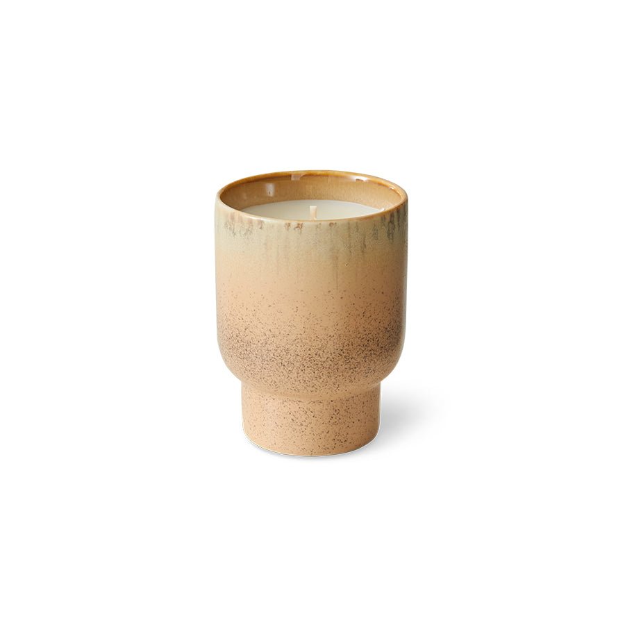 Céramique des années 70 : Petite bougie parfumée - Maison Caldeira