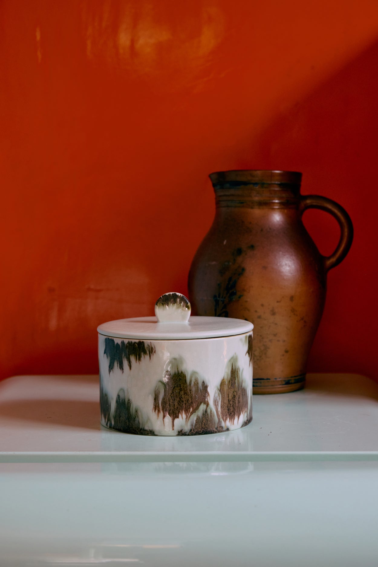 Céramique des années 70 : Pot à biscuits - Maison Caldeira