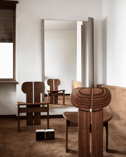 Chaise Africa par Afra & Tobia Scarpa - Icône du design Italien vintage - Tacchini - Design Italien - Maison Caldeira