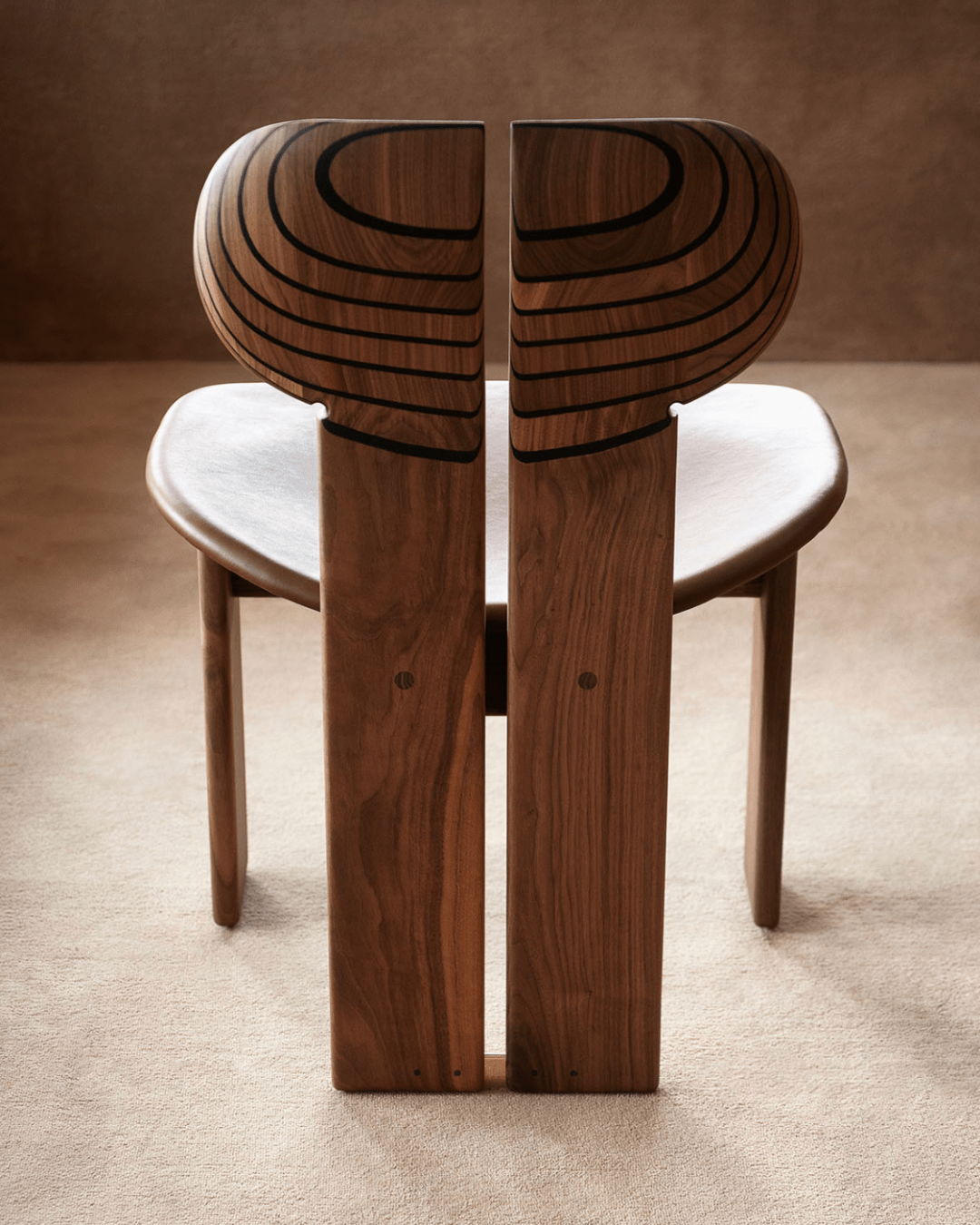 Chaise Africa par Afra & Tobia Scarpa - Icône du design Italien vintage - Tacchini - Design Italien - Maison Caldeira