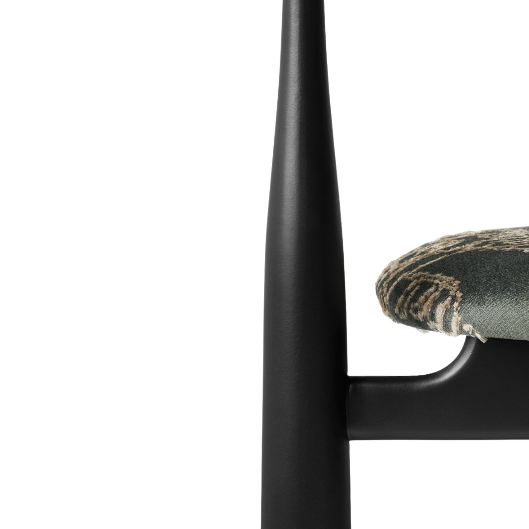 Chaise Bukowski - Noyer noir / Dedar Tiger Mountain - New works - Scandinave - Maison Caldeira