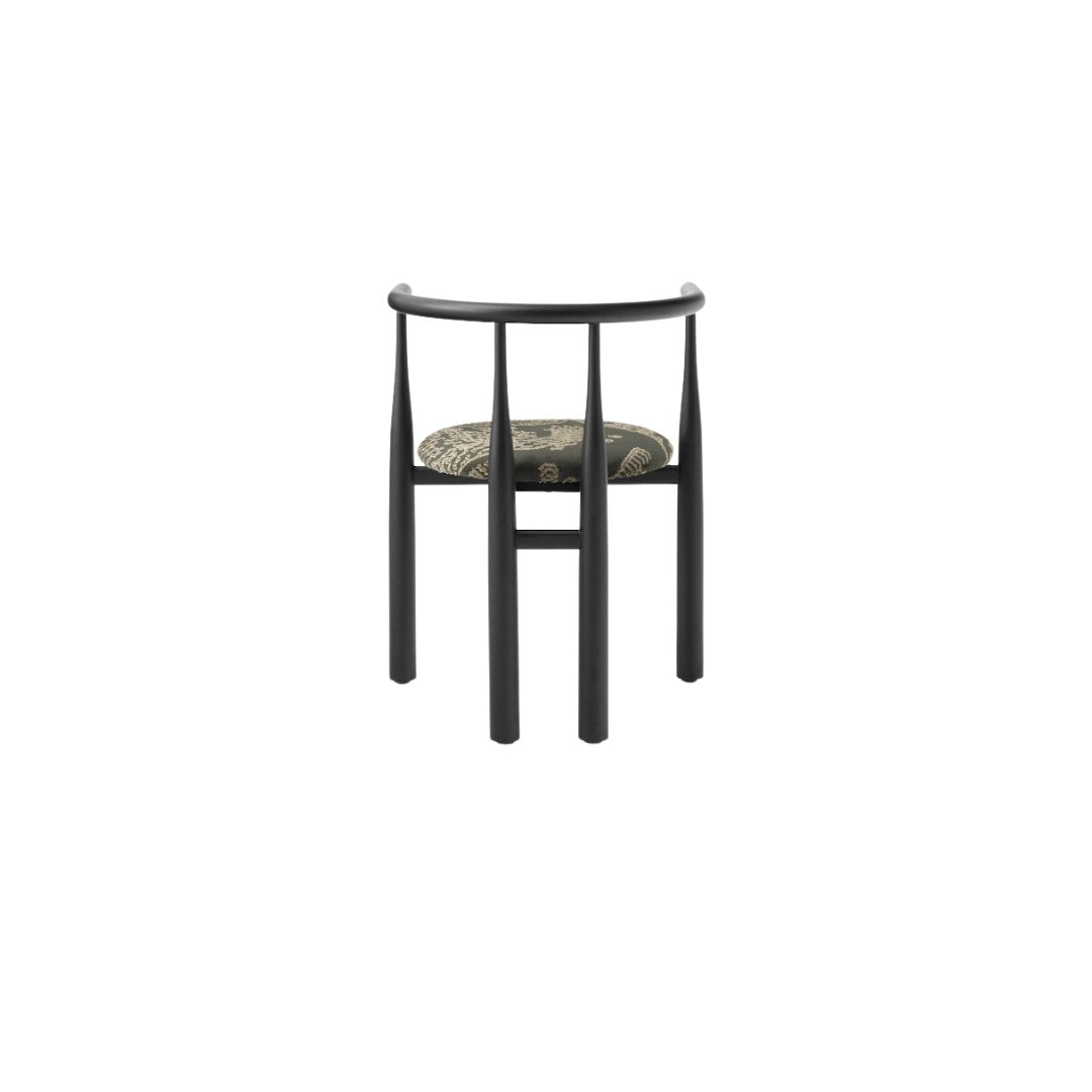 Chaise Bukowski - Noyer noir / Dedar Tiger Mountain - New works - Scandinave - Maison Caldeira