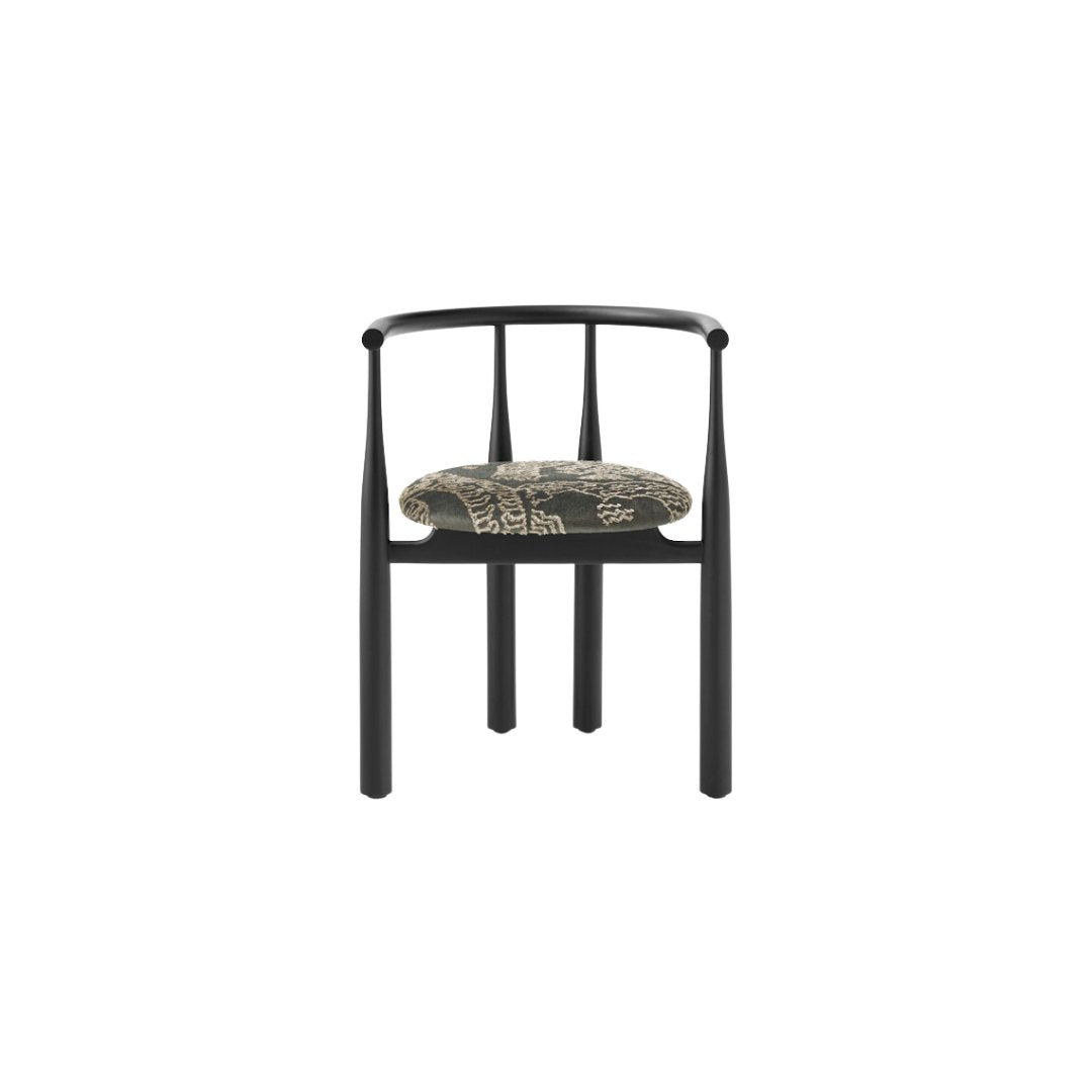 Chaise Bukowski - Noyer noir / Dedar Tiger Mountain - New works - Scandinave - Maison Caldeira