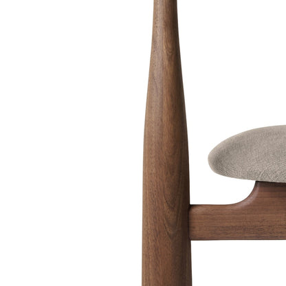 Chaise Bukowski - Noyer / Romo Linara - New works - Scandinave - Maison Caldeira