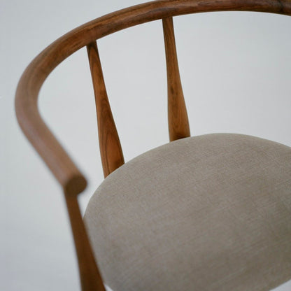 Chaise Bukowski - Noyer / Romo Linara - New works - Scandinave - Maison Caldeira