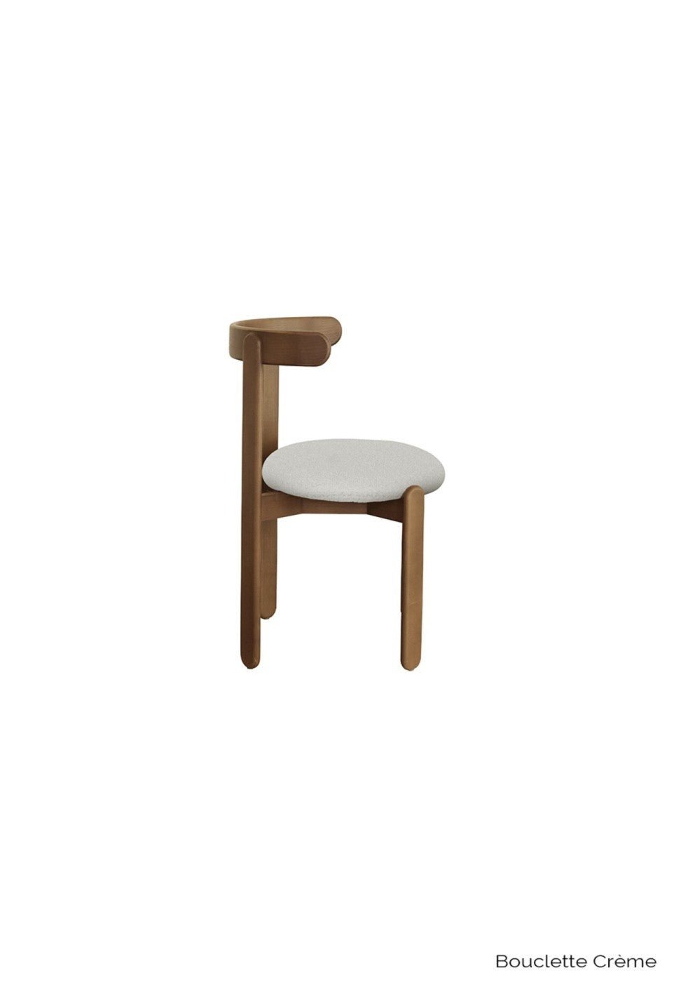 Chaise Lilas - Frêne Finition Noyer - Maison Caldeira