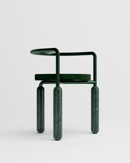 Chaise Malmousque Verte - Michaël Koska - Maison Caldeira Mobilier Contemporain - Caldeira