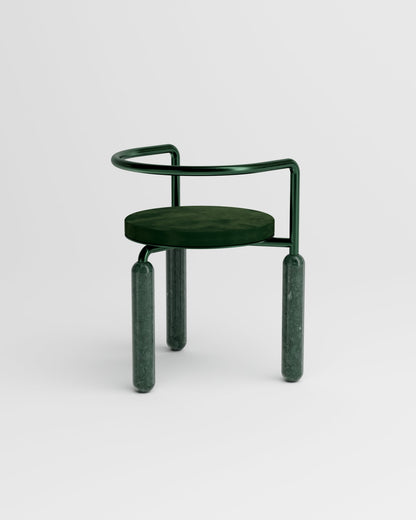 Chaise Malmousque Verte - Michaël Koska - Maison Caldeira Mobilier Contemporain - Caldeira