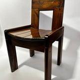 Chaise vintage de Silvio Coppola pour Fratelli Montina – Design sculptural des années 70 - Maison Caldeira