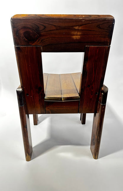 Chaise vintage de Silvio Coppola pour Fratelli Montina – Design sculptural des années 70 - Maison Caldeira - Design Italien - Maison Caldeira