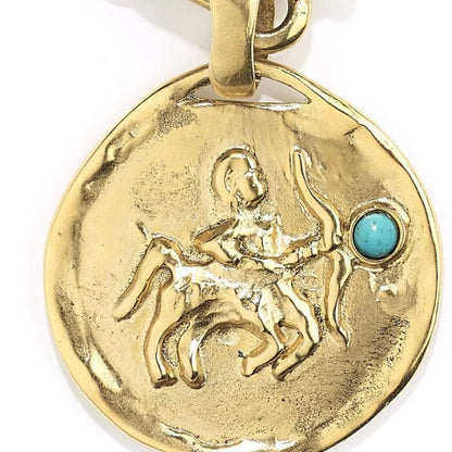 Collier Astro Sagittaire – Goossens | Bijou Zodiac Doré Caldeira - Caldeira