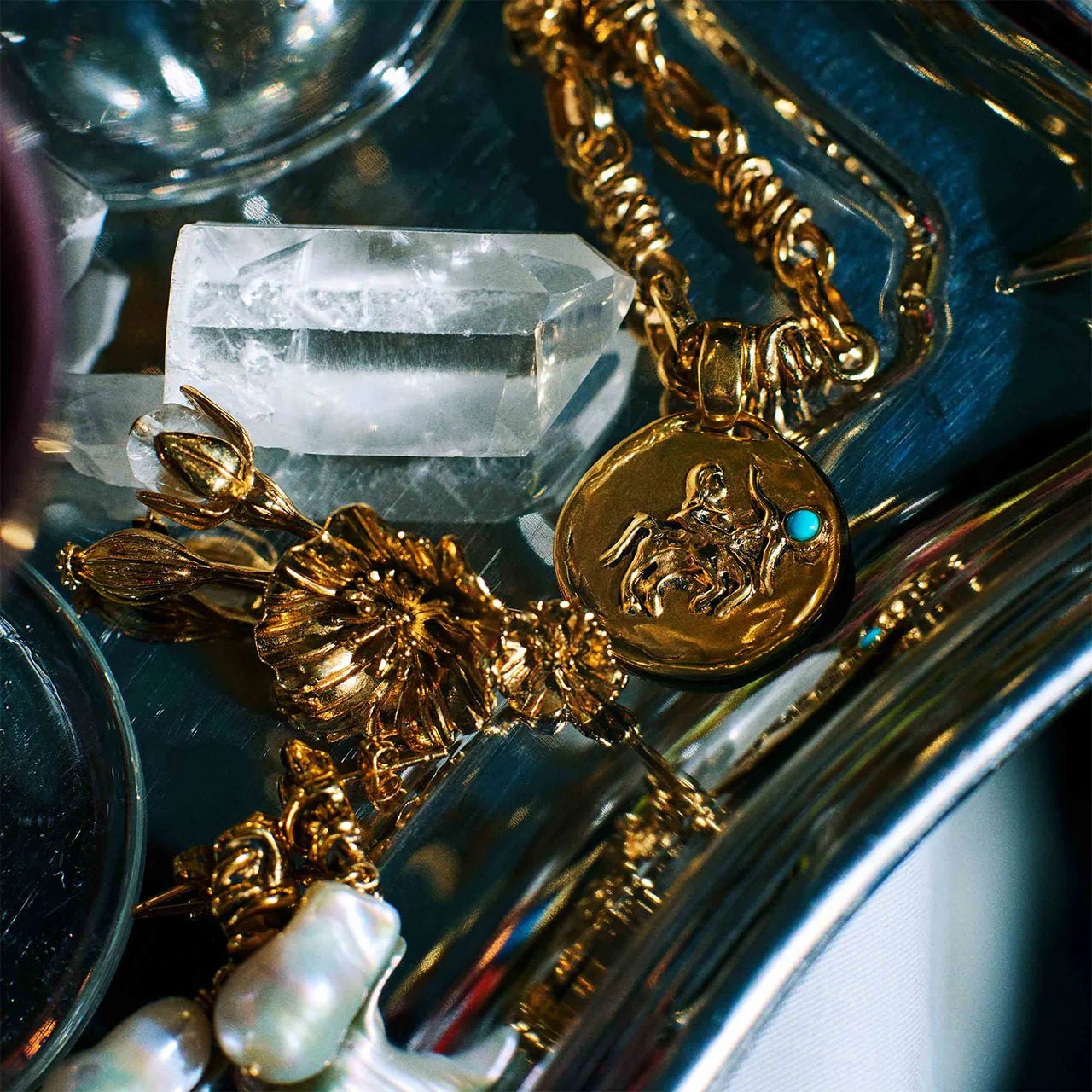 Collier Astro Sagittaire – Goossens | Bijou Zodiac Doré Caldeira - Caldeira