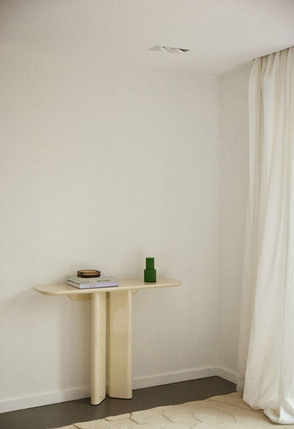 Console Lou - Laqué Crème - Maison Caldeira