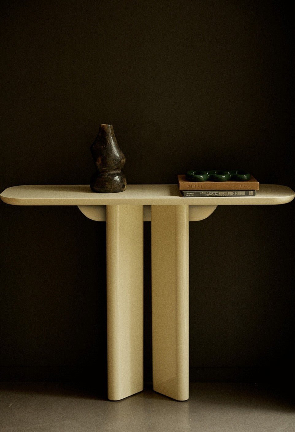 Console Lou - Laqué Crème - Maison Caldeira