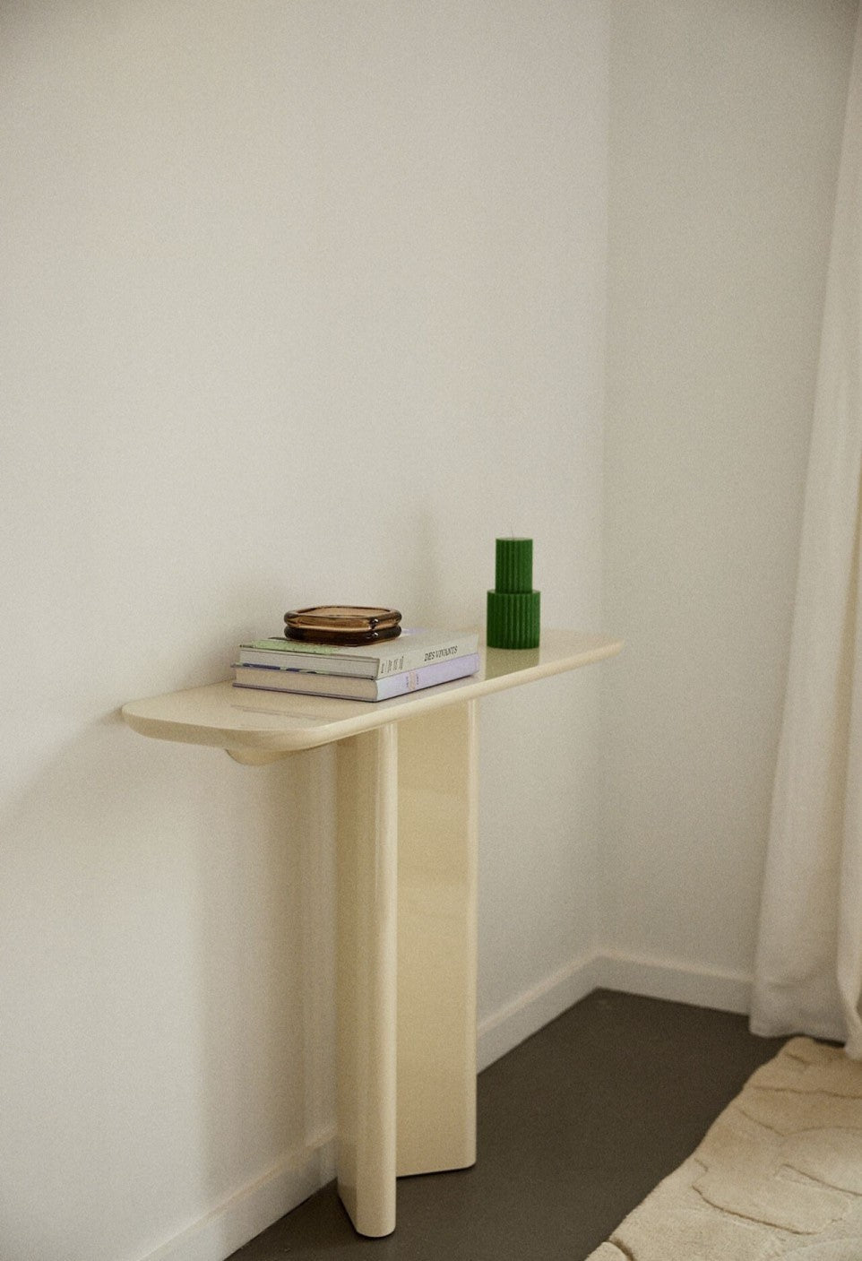 Console Lou - Laqué Crème - Maison Caldeira