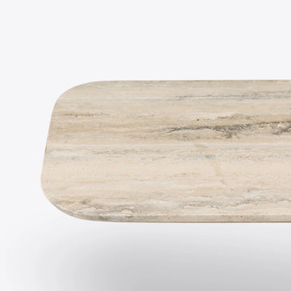 Console Positano Silver Travertine par Pure White Lines - Caldeira