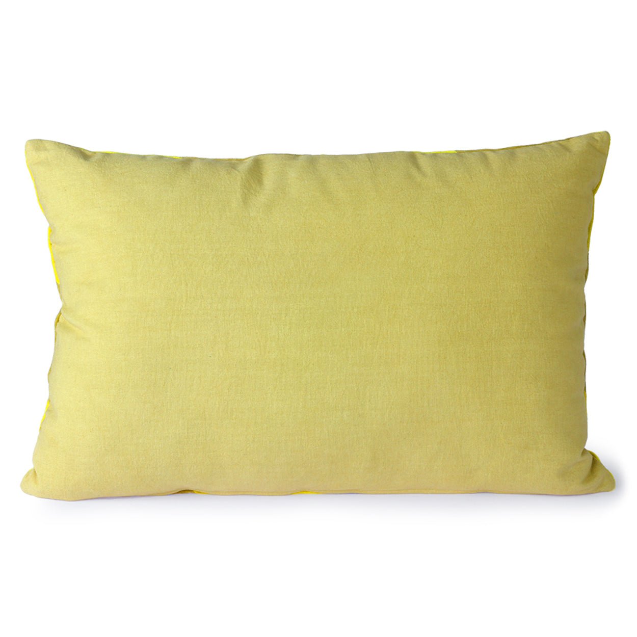 Coussin en velours rayé - Maison Caldeira