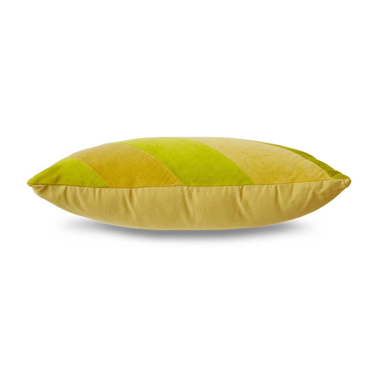 Coussin en velours rayé - Maison Caldeira