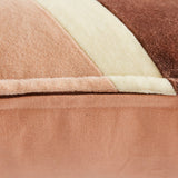 Coussin en velours rayé - Maison Caldeira