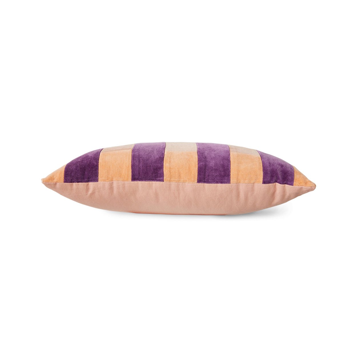 Coussin en velours rayé - Maison Caldeira