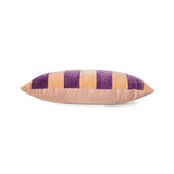 Coussin en velours rayé - Maison Caldeira