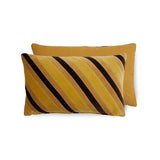 Coussin en velours rayé - Maison Caldeira