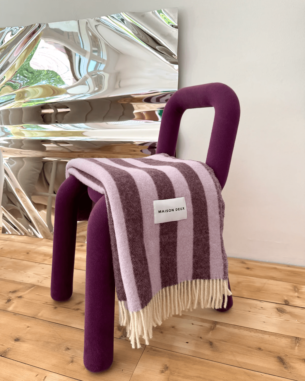 Couverture Candy Wrap Lilas Aubergine - Caldeira
