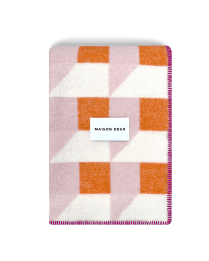 Couverture Cubis Carotte Rose - Maison Caldeira