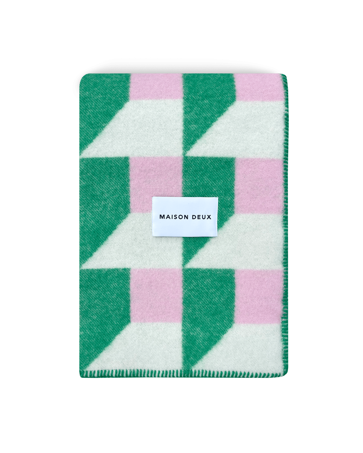 Couverture Cubis Herbe Rose - Maison Caldeira