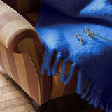 Couverture Mohair Cobalt Blue - Maison Caldeira