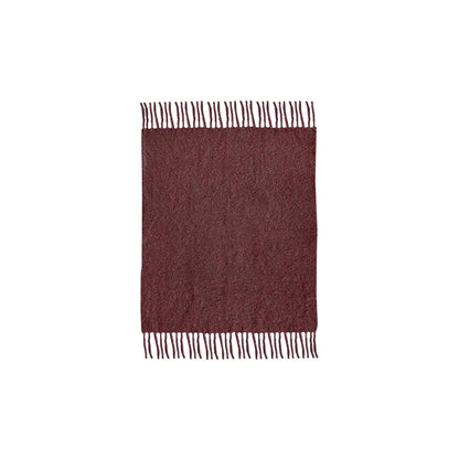 Plaid Mohair - Fruit des bois - Layered - Scandinave - Maison Caldeira