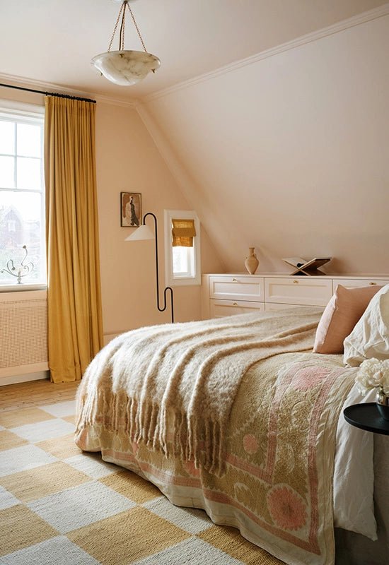 Plaid Mohair - Amande - Layered - Design Contemporain - Maison Caldeira