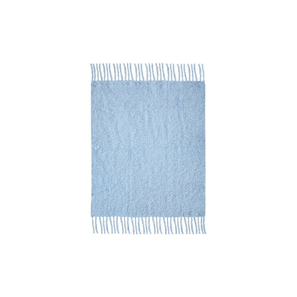 Plaid Mohair - Bleu clair - Layered - Scandinave - Maison Caldeira