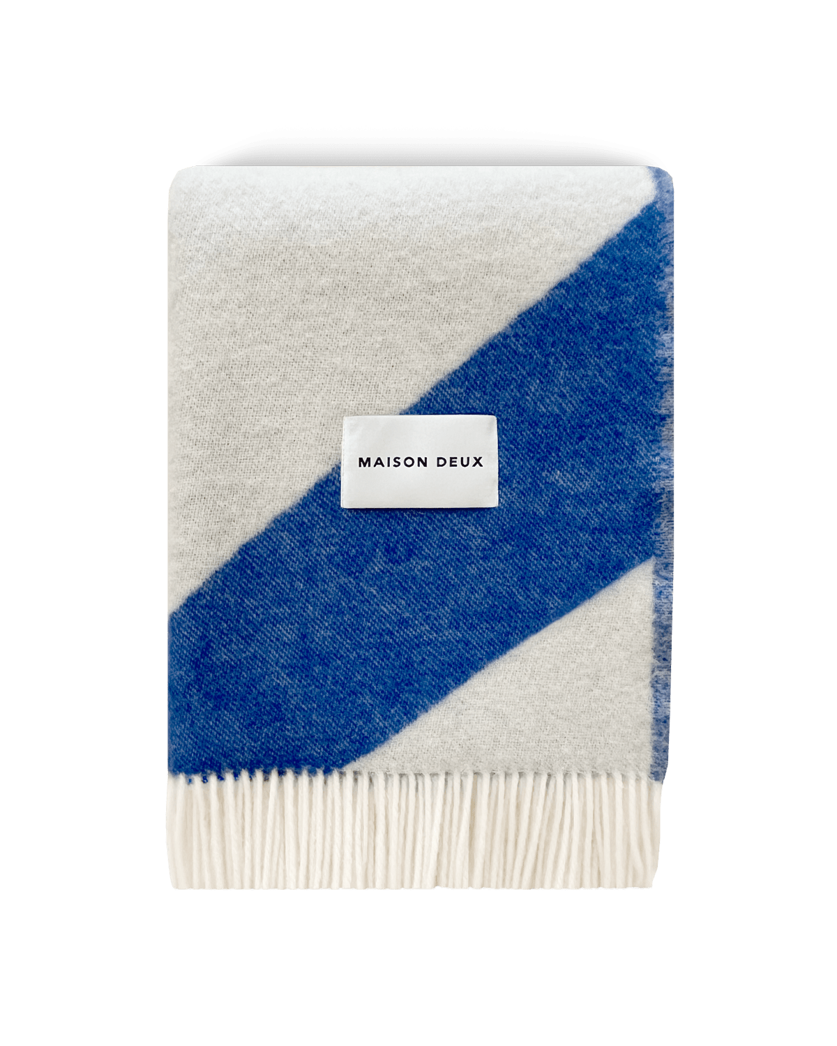 Couverture Swirl Bleu Cobalt - Maison Caldeira