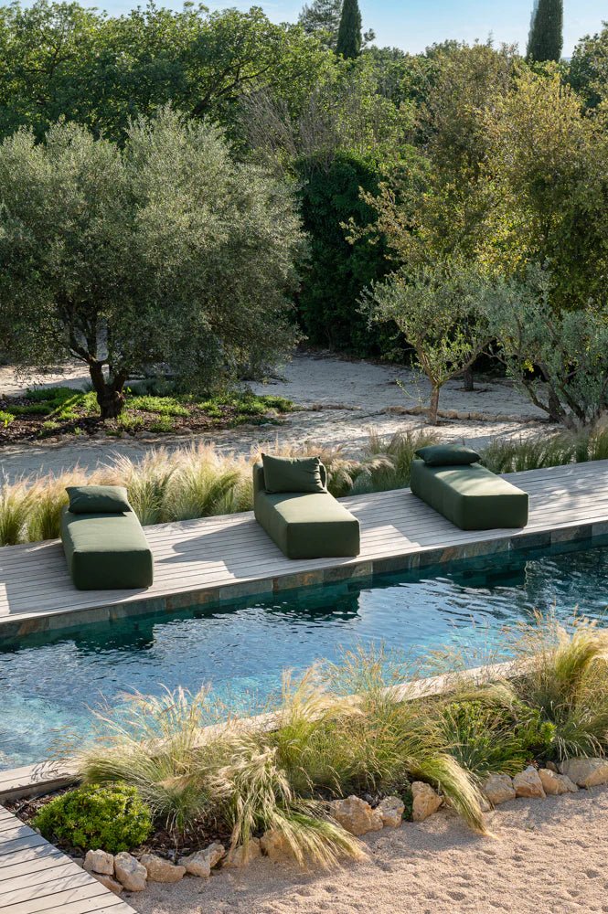 Daybed Slow kaki - Bed and philosophy - Méditerranée - Maison Caldeira