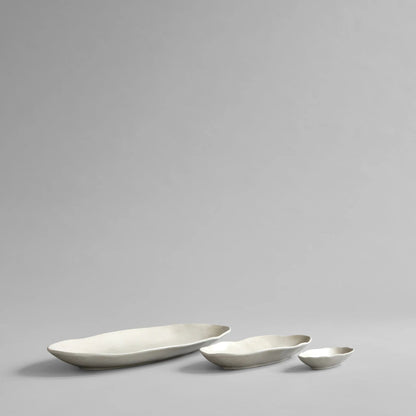 Ensemble de 3 plateaux ovales Native – Finition Bouleau | 101 Copenhagen - Caldeira