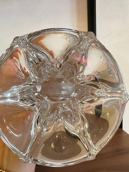 Ensemble de bougeoirs vintage en cristal de Lorraine - Maison Caldeira - Design Contemporain - Maison Caldeira