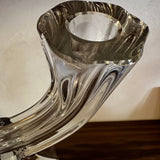 Ensemble de bougeoirs vintage en cristal de Lorraine - Maison Caldeira